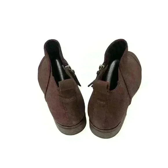 TOMS Reese Chelsea Casual Round Toe Booties Womens Forest Brown Size 11 - Picture 10 of 15